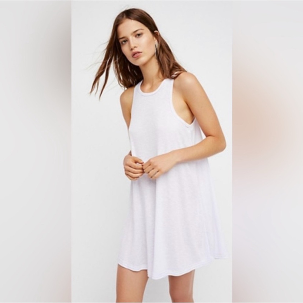 Free People white tank dress